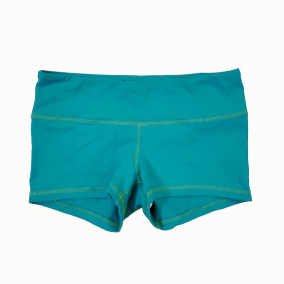 Fleo Women's‎ Green Monster Workout Crossfit Shorts Size Small - Picture 3 of 6